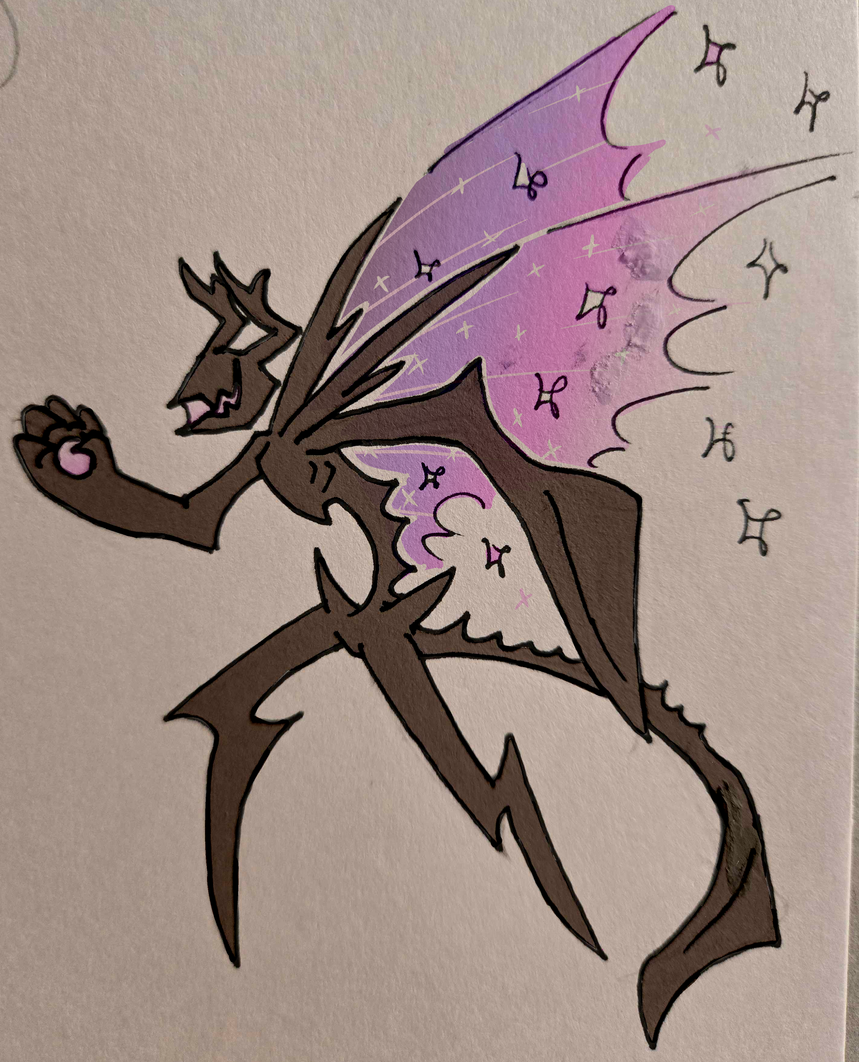 Knifeslash traditional sketch