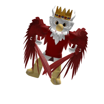 My red and white bird roblox avatar