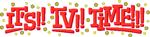 ITS TV TIME word art